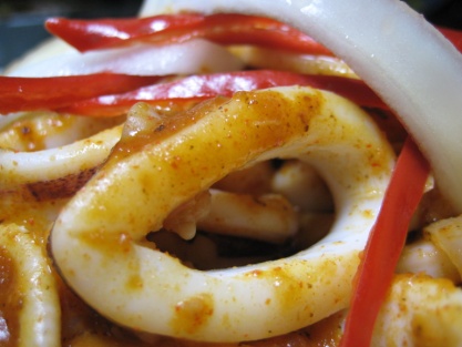 Stir-fry Chili Squid